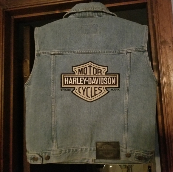 Harley denim ladies vest - Picture 2 of 2